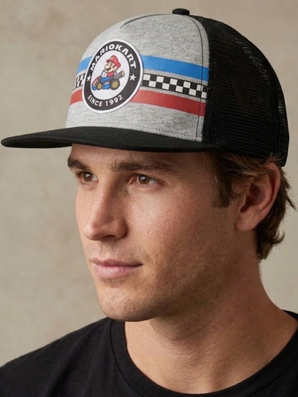 Mario Kart trucker hat